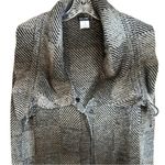 Belamie Cardigan / Jacket with Three Snap Closure Wide Collar Size Small Photo 3