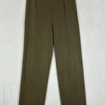 Ming Wang  Knit Pull On Straight Leg Pants Size Medium High Rise Tan Brown Photo 0