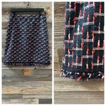 Kate Spade  Multi Color Tweed Skirt Raw Hem A-Line Size 10 Photo 1