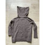 Joan Vass  Womens Turtleneck Solid Long‎ Sleeve Sweater Brown Size XS Photo 4