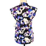 Bar III XX-Small Top Floral Sleeveless V-Neck Tie Keyhole Neck Lightweight New Photo 3