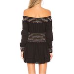 Majorelle  Black Pom Pom Carly Marie Mini Dress Photo 1