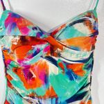 La Blanca One Piece Swimsuit Tummy Control Abstract Print Size 14/XXXl Photo 6