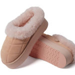 Dearfoams NWT Fireside Genuine Sherling Slippers Photo 0