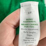 Aerie Fuzzy Sweater Kelly Green Long Sleeve Crew Neck Cozy Knit Top Size S P Photo 4