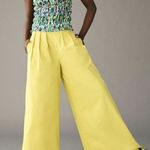 Anthropologie Smocked Turquoise Tube Top Size XL New Photo 0