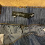 Dillard's Dillard’s NWT denim belted high rise shorts size M Photo 5