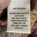 Aeropostale Women's Pink/Multi Aztec Sherpa Fleece Pullover Sweatshirt Medium Photo 5