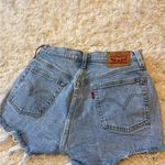 Levi's 501 Light Blue Denim Shorts Photo 2