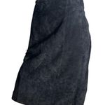 The Narragansett Vintage Size 10 Black Suede High Waisted Pencil Straight Skirt Photo 0