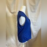New Directions Royal Blue Sleeveless Blouse Size M Photo 3