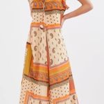 ZARA NWT  paisley mixed print ruffle maxi dress Photo 5