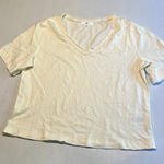 BP Womens XXS V-Neck T-Shirt Cropped Top Casual Tee Photo 0