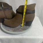 Catherines Taupe Ankle Boots 10W Wide Width Zip Block Heel Booties Women’s Shoes Brown Size 10 Photo 8