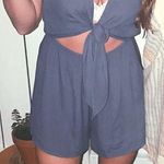 By Together Charcoal Gray Romper Photo 0