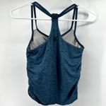 Black Diamond  Six Shooter Tank Top Hiking Racerback Bra Pads Stretch Blue Medium Photo 5