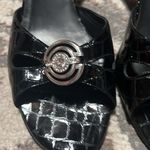 Brighton  black leather kitten heel. Excellent co ditto.  Size 9 Photo 1