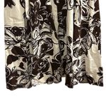 Madison Leigh Women's Size 14 Brown Floral Midi Sundress Summer Casual Photo 7