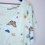 Lucky Brand  Butterfly Print T-Shirt Size 1X Photo 3