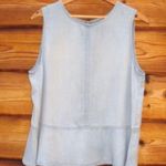 Anthropologie NWOT Cloth & Stone Blue Chambray Top Photo 0