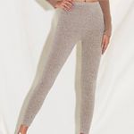 SheIn Khaki Nude Ribbed Leggings Large Photo 1