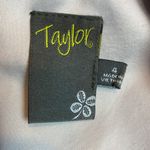 Taylor Dress 4 Black Floral Lace Mesh Illusion Sequin Texture Cocktail Party New Photo 6