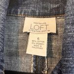 Loft Ann Taylor Denim‎ Jacket Size 6 Photo 5