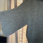 Berretti Gray Knit Turtleneck Batwing Sleeve Sweater Size Large Photo 4