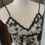 Vintage Escapades Brocade Sheer Bodysuit Romper Black Size M Photo 1
