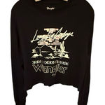 Wrangler  Black Cropped T-Shirt nwot Photo 0