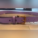 Elegant Medusa’s Lavender Belt with Gold Buckle 80/32. Purple Photo 2