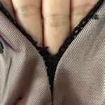 Adrianna Papell Intricate Beading Mesh Netting Overlay Lace Cocktail Dress 4 Photo 7