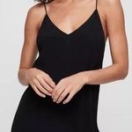 Aritzia Wilfred Free Vivienne Mini Dress in black vegan suede adjustable straps Photo 0