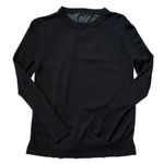 Lululemon Still At Ease Black Vented Pullover Sweater Top Photo 3
