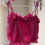 Glam Boutique Pink Puff Top Photo 1