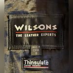 wilson's leather Wilson’s Leather Womens Fur Trimmed Coat Size Small Lined Belted 90s Y2K‎ Winter Photo 3