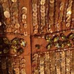 Mac Duggal  5538 Butterfly Sleeve Sequin Copper Dress Size 6 New w/ Tag MSRP $598 Photo 14