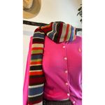 Lands' End  Multi Colored Rainbow Striped Scarf Unisex Photo 7