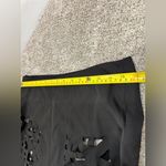 Women’s Casual High Rise High Waist Hollowed Out Cut Out Wide Leg Black Pants Size L Photo 4