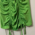 Women’s 90 Degree by Reflex Green Ruched Racerback Athletic Tank Top Shirt XS Photo 2