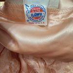 Vintage 1980's Lace and Satin Formal Dress Union Made Size 4 Orange Photo 6