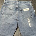 ZARA Slim fit Straight Leg Zipper Light Wash Blue Jeans 31" NWT. B-1042 Photo 5