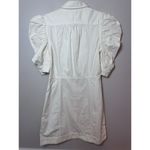 Frame  Gillian Puff Sleeve Cotton Mini Dress in Cream/Ecru size Small $398 NWT Photo 14
