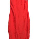 Yumi Kim Afternoon Tea Dress Gramercy Project Red Slit Adjustable Cross L New Photo 0