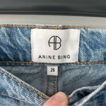 ANINE BING Olsen High Rise Button Fly Relaxed Fit Straight Leg Jeans 26 Photo 2