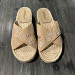 Off-White NIB Romantic Criss Cross Espadrilles Slides Shoes Beige EU 37 US 6 1/2 Photo 5