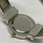 Geneva women’s quartz analog watch gold silver tone 27mm case cuff bracelet 6” Photo 5