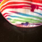 Disney  PARK MINNIE MOUSE bright rainbow colors‎ PRINCESS EARS HAT PINK CROWN Photo 2