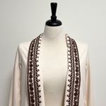 Lucky Brand  Embroidered Open Waterfall Cardigan Photo 2