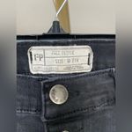 Free People  Jeans Skinny High Rise Black Denim Distressed Boho Dark Academia 90s Photo 3